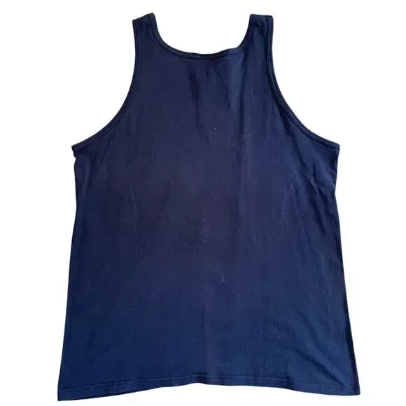 VTG 90s UCLA Bruins Tank Top Navy size M Collegiate Preppy - Picture 2 of 4